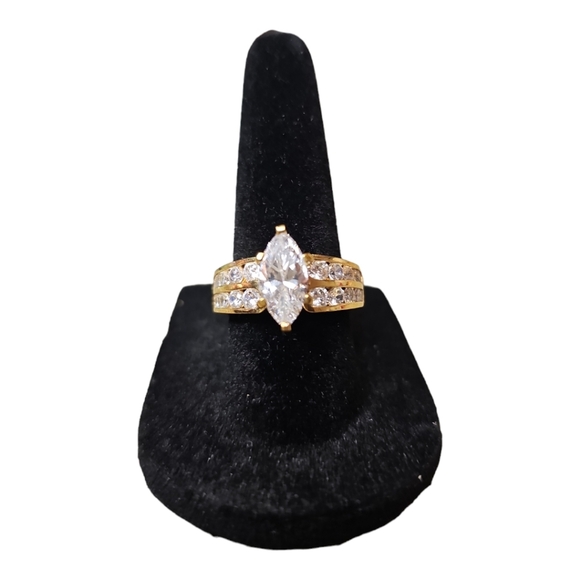 Jewelry - 💛14k gold plated sterling sliver rings💛